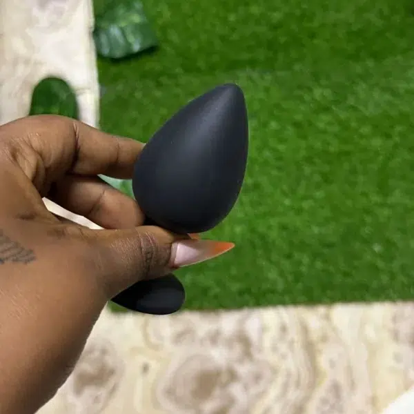 Diamond silicone butt plug