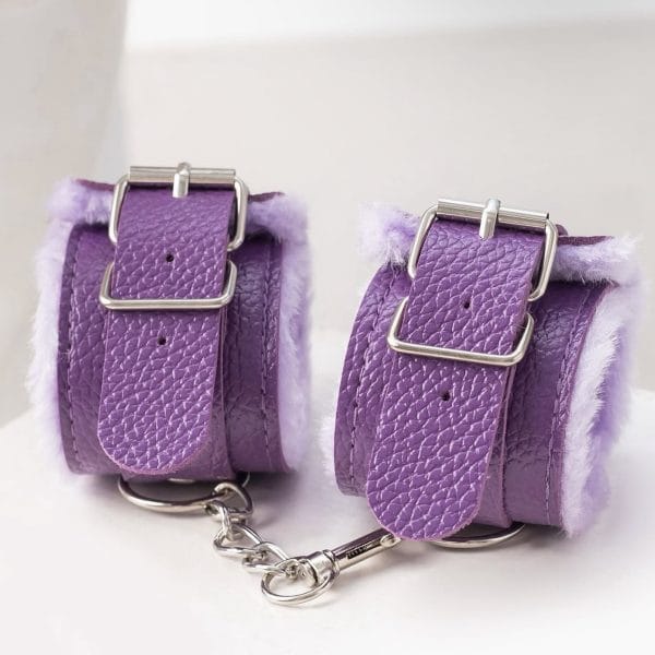 Faux leathed cuffs